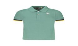 K-WAY POLO MANICHE CORTE BAMBINO VERDE