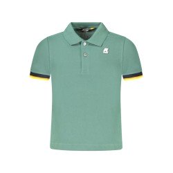 K-WAY POLO MANICHE CORTE BAMBINO VERDE