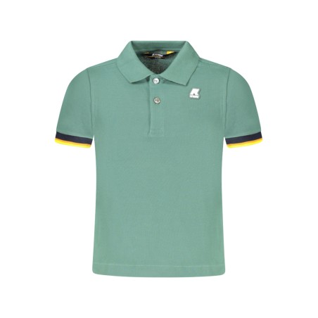 K-WAY POLO MANICHE CORTE BAMBINO VERDE