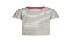 K-WAY T-SHIRT MANICHE CORTE BAMBINA GRIGIO