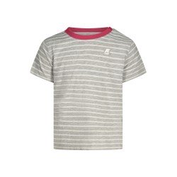 K-WAY T-SHIRT MANICHE CORTE BAMBINA GRIGIO