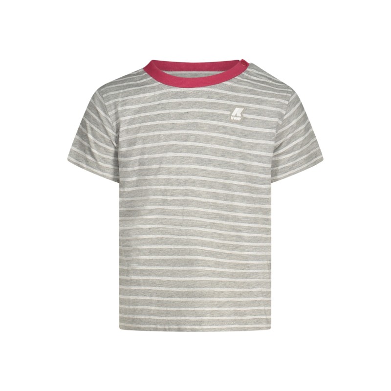 K-WAY T-SHIRT MANICHE CORTE BAMBINA GRIGIO