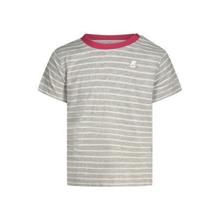 K-WAY T-SHIRT MANICHE CORTE BAMBINA GRIGIO
