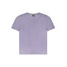 K-WAY T-SHIRT MANICHE CORTE BAMBINA VIOLA