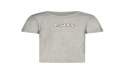 K-WAY T-SHIRT MANICHE CORTE BAMBINO GRIGIO