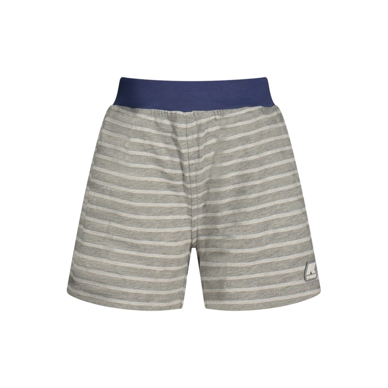 K-WAY PANTALONE SHORT BAMBINO GRIGIO