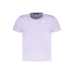 K-WAY T-SHIRT MANICHE CORTE BAMBINA VIOLA