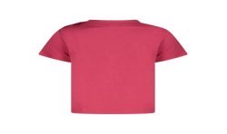 K-WAY T-SHIRT MANICHE CORTE BAMBINA ROSA