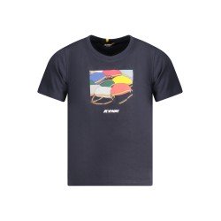 K-WAY T-SHIRT MANICHE CORTE BAMBINO BLU