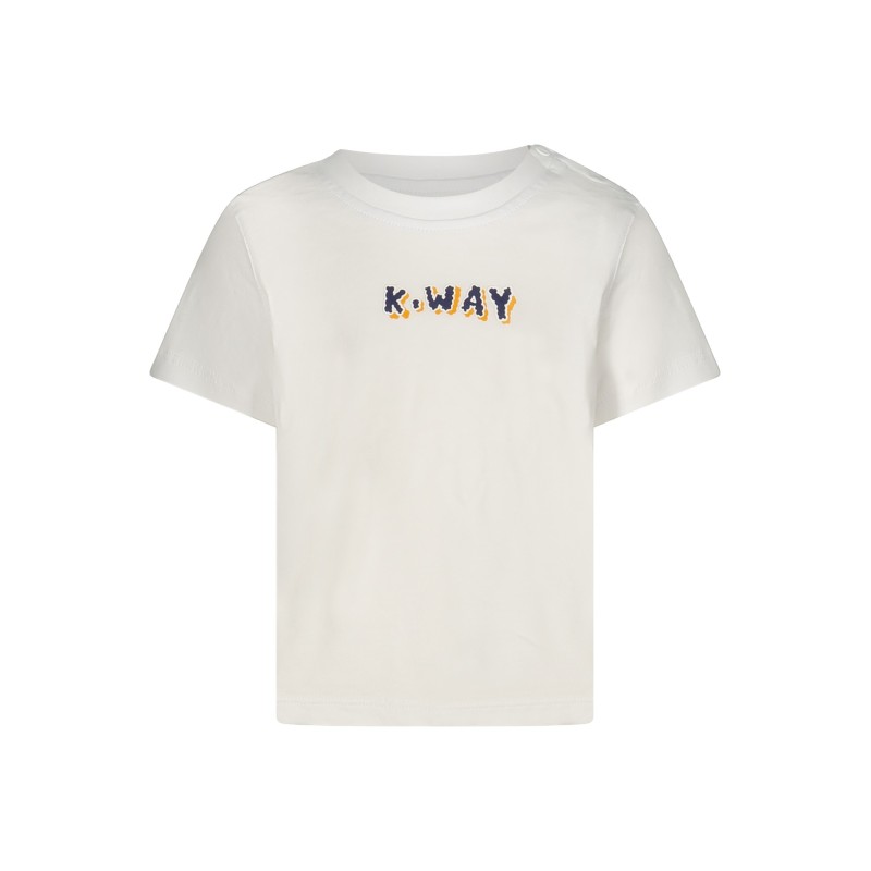 K-WAY T-SHIRT MANICHE CORTE BAMBINO BIANCO K-WAY T-SHIRT MANICHE CORTE BAMBINO BIANCO