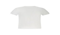 K-WAY T-SHIRT MANICHE CORTE BAMBINA BIANCO