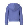 K-WAY FELPA CON ZIP BAMBINO BLU