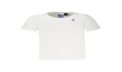 K-WAY T-SHIRT MANICHE CORTE BAMBINO BIANCO