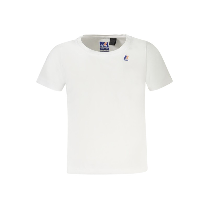 K-WAY T-SHIRT MANICHE CORTE BAMBINO BIANCO K-WAY T-SHIRT MANICHE CORTE BAMBINO BIANCO