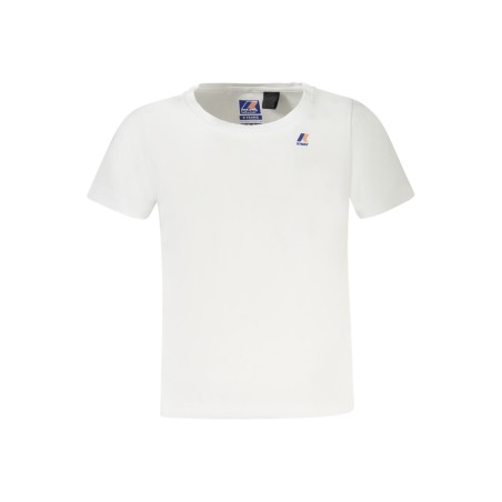 K-WAY T-SHIRT MANICHE CORTE BAMBINO BIANCO