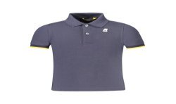 K-WAY POLO MANICHE CORTE BAMBINO BLU