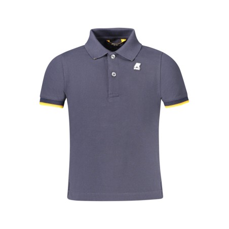 K-WAY POLO MANICHE CORTE BAMBINO BLU