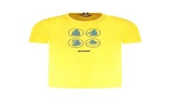 K-WAY T-SHIRT MANICHE CORTE BAMBINO GIALLO