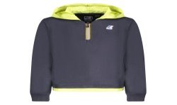 K-WAY FELPA SENZA ZIP BAMBINO BLU