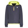 K-WAY FELPA SENZA ZIP BAMBINO BLU