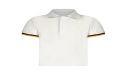 K-WAY POLO MANICHE CORTE BAMBINO BIANCO