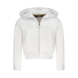 K-WAY FELPA CON ZIP BAMBINA BIANCO