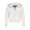K-WAY FELPA CON ZIP BAMBINA BIANCO