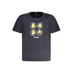K-WAY T-SHIRT MANICHE CORTE BAMBINO BLU