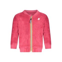 K-WAY FELPA CON ZIP BAMBINA ROSA