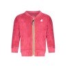 K-WAY FELPA CON ZIP BAMBINA ROSA