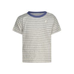 K-WAY T-SHIRT MANICHE CORTE BAMBINO GRIGIO