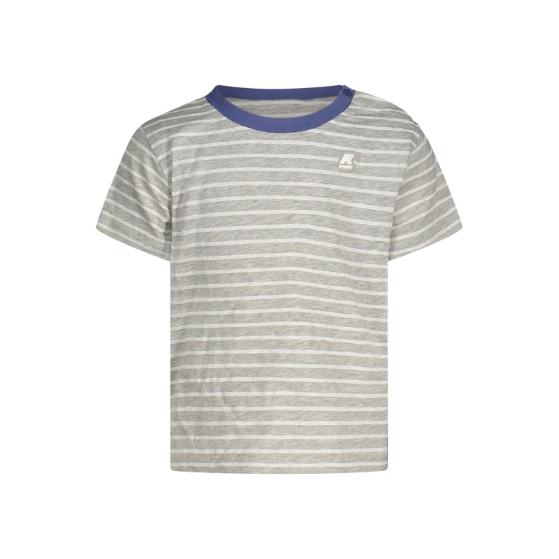 K-WAY T-SHIRT MANICHE CORTE BAMBINO GRIGIO K-WAY T-SHIRT MANICHE CORTE BAMBINO GRIGIO