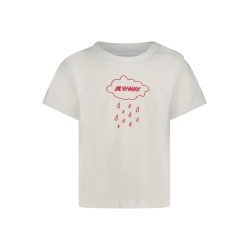 K-WAY T-SHIRT MANICHE CORTE BAMBINO BIANCO