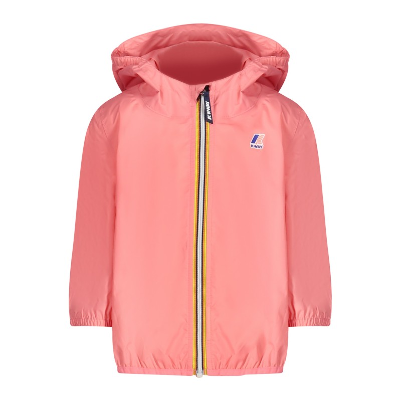 K-WAY GIACCA SPORTIVA BAMBINA ROSA K-WAY GIACCA SPORTIVA BAMBINA ROSA