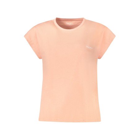 PEPE JEANS T-SHIRT MANICHE CORTE DONNA ROSA