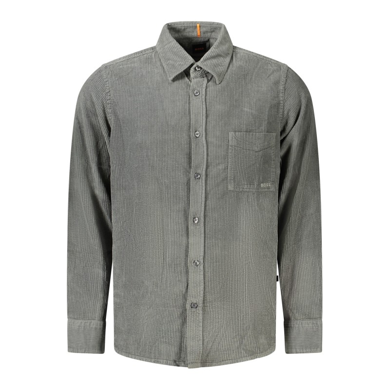 HUGO BOSS CAMICIA MANICHE LUNGHE UOMO VERDE
