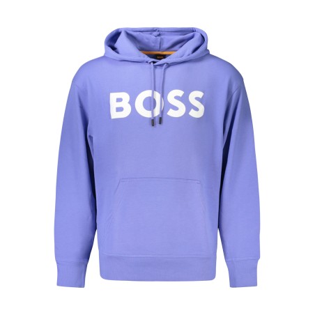 HUGO BOSS FELPA SENZA ZIP UOMO BLU