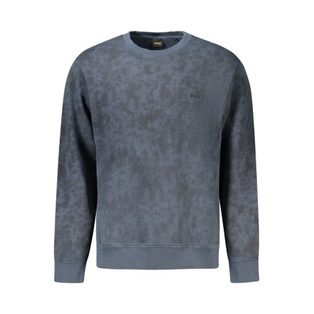 HUGO BOSS FELPA SENZA ZIP UOMO BLU