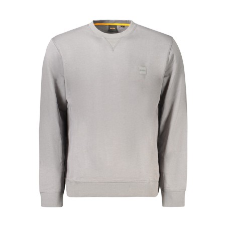 HUGO BOSS FELPA SENZA ZIP UOMO GRIGIO