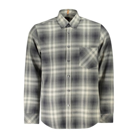 HUGO BOSS CAMICIA MANICHE LUNGHE UOMO VERDE