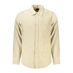 HUGO BOSS CAMICIA MANICHE LUNGHE UOMO BEIGE