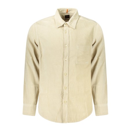HUGO BOSS CAMICIA MANICHE LUNGHE UOMO BEIGE