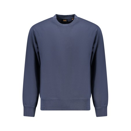 HUGO BOSS FELPA SENZA ZIP UOMO BLU
