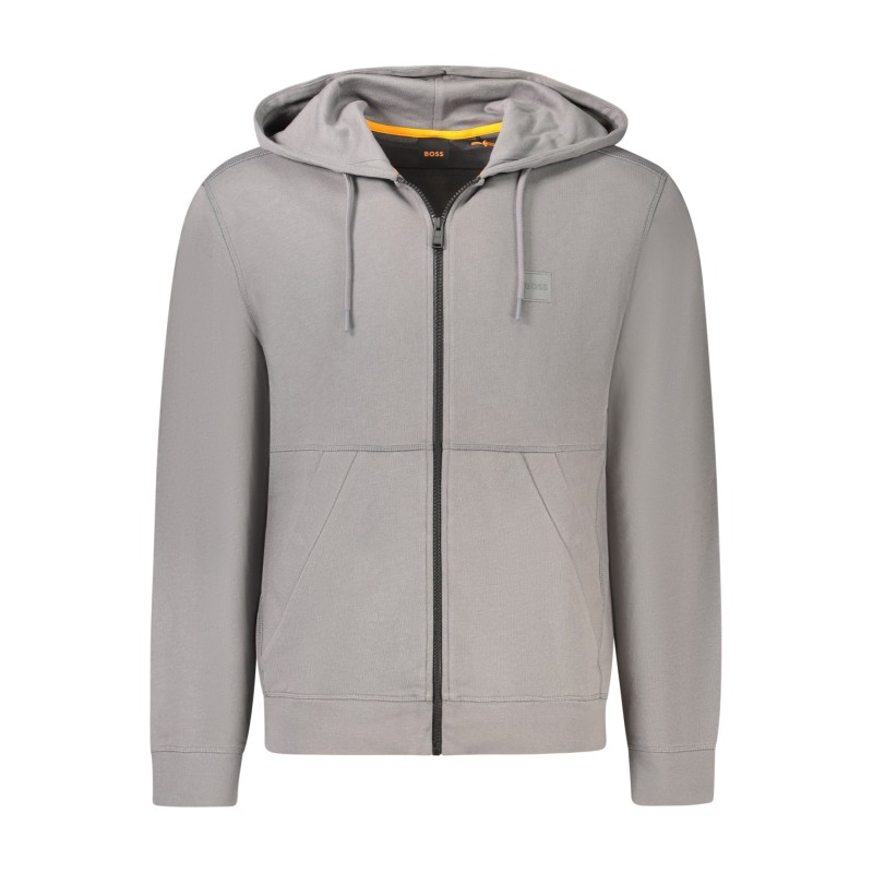 HUGO BOSS FELPA SENZA ZIP UOMO GRIGIO HUGO BOSS FELPA SENZA ZIP UOMO GRIGIO