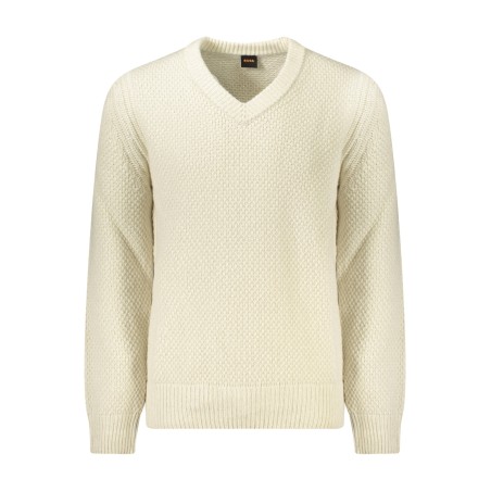 HUGO BOSS MAGLIONE UOMO BEIGE