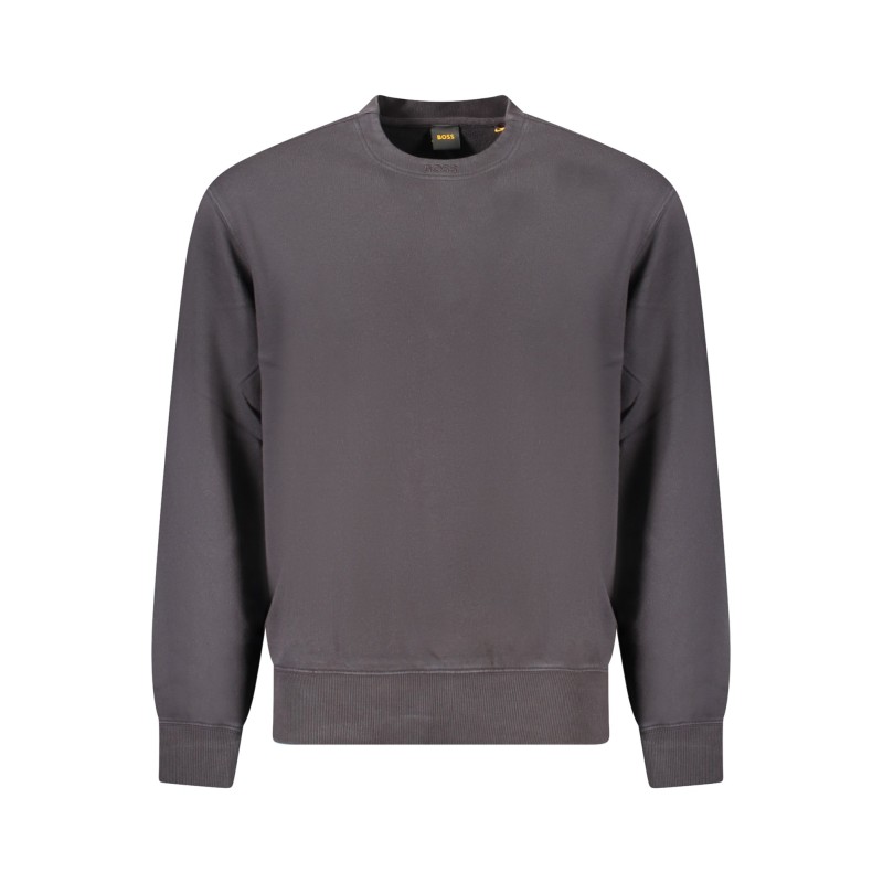 HUGO BOSS FELPA SENZA ZIP UOMO NERO