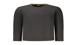 HUGO BOSS CAMICIA MANICHE LUNGHE UOMO NERO