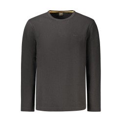 HUGO BOSS CAMICIA MANICHE LUNGHE UOMO NERO