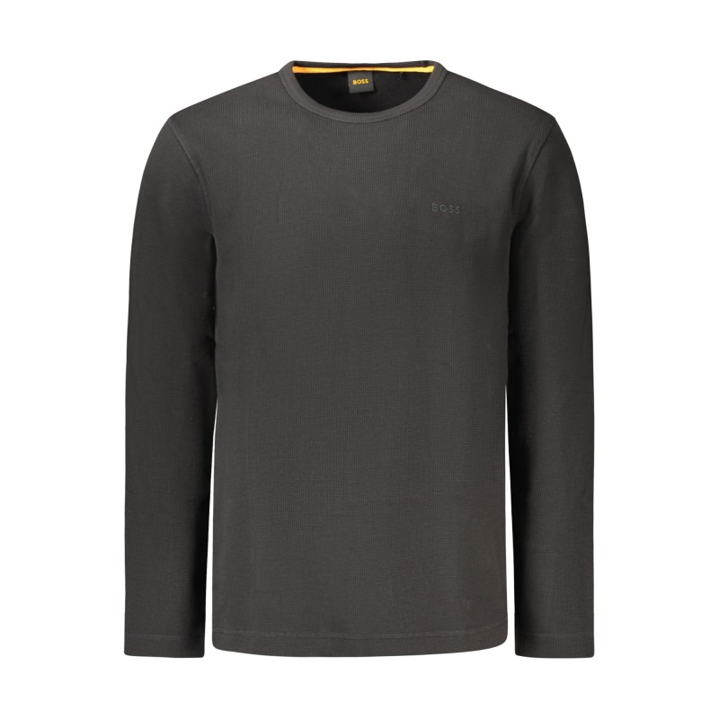 HUGO BOSS CAMICIA MANICHE LUNGHE UOMO NERO