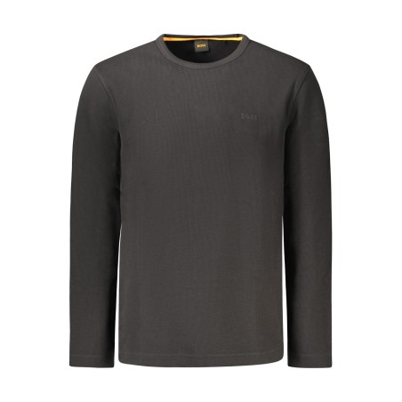 HUGO BOSS CAMICIA MANICHE LUNGHE UOMO NERO